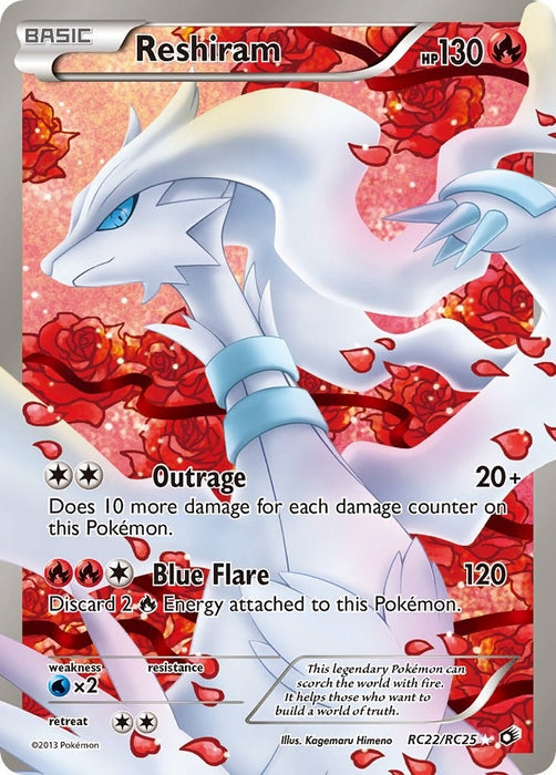 Reshiram (Full Art) (RC22/RC25) (LTR)