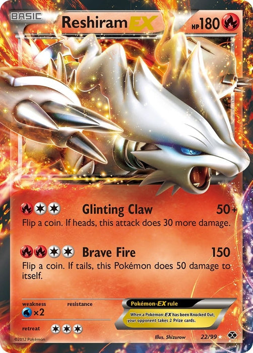 Reshiram EX (22/99) (NXD)