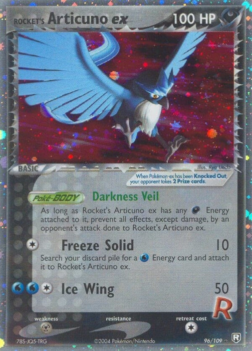 Rocket's Articuno ex (96/109) (RR)