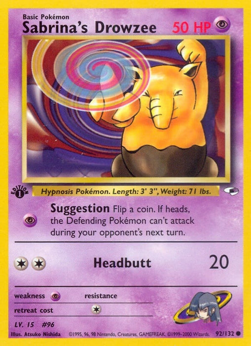 Sabrina's Drowzee (092/132) (G1)