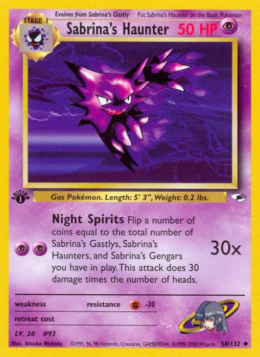 Sabrina's Haunter (058/132) (G1)