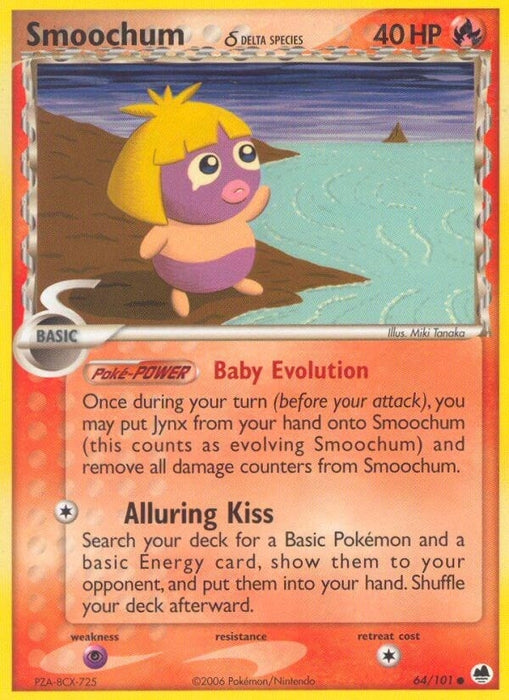 Smoochum (Delta Species) (64/101) (DF)