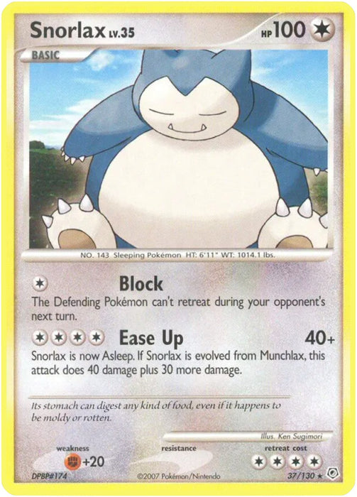 Snorlax (37/130) (DP)