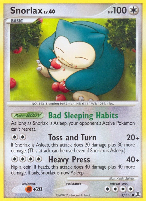 Snorlax (81) (81/111) (RR)