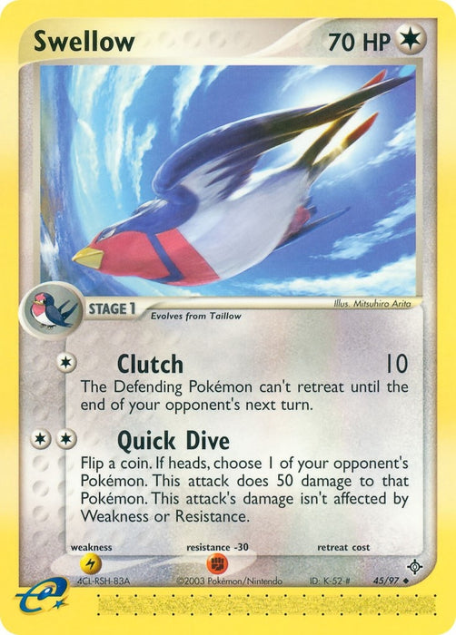 Swellow (45/97) (DR)