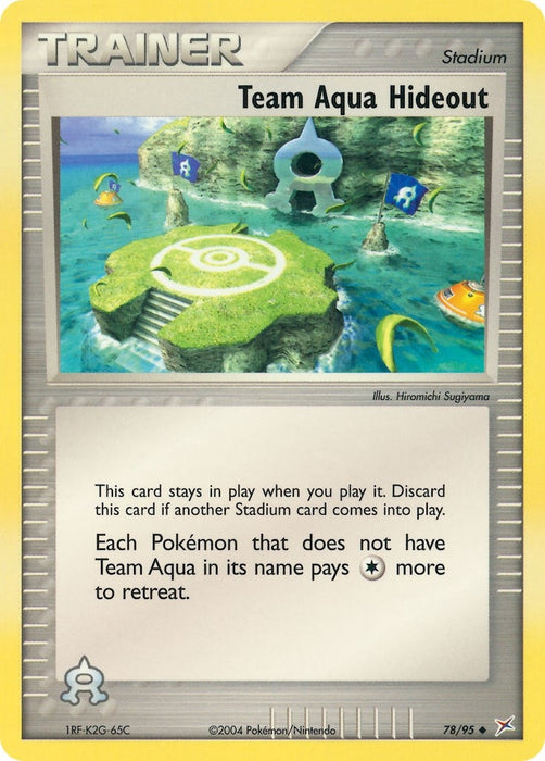 Team Aqua Hideout (78/95) (MA)