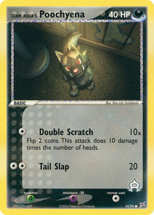 Team Aqua's Poochyena (54/95) (MA)