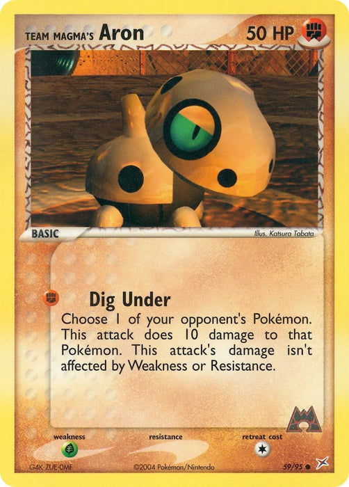 Team Magma's Aron (59/95) (MA)