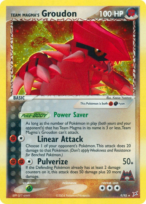 Team Magma's Groudon (9/95) (MA)