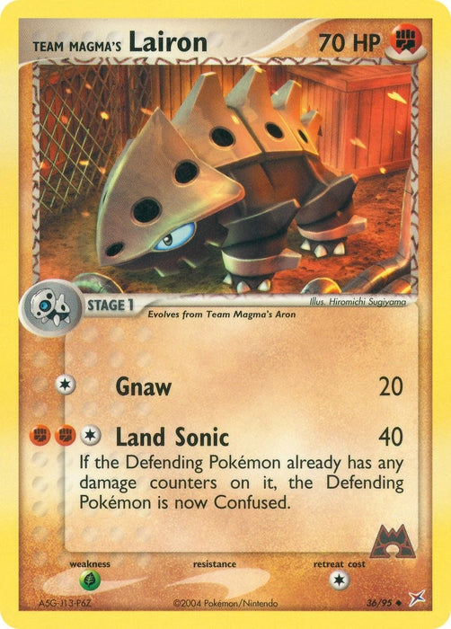 Team Magma's Lairon (36/95) (MA)