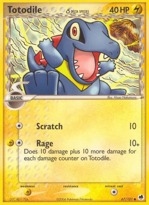 Totodile (Delta Species) (67/101) (DF)