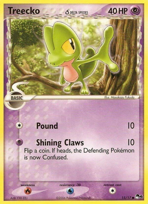 Treecko (Delta Species) (015/017) (POP)