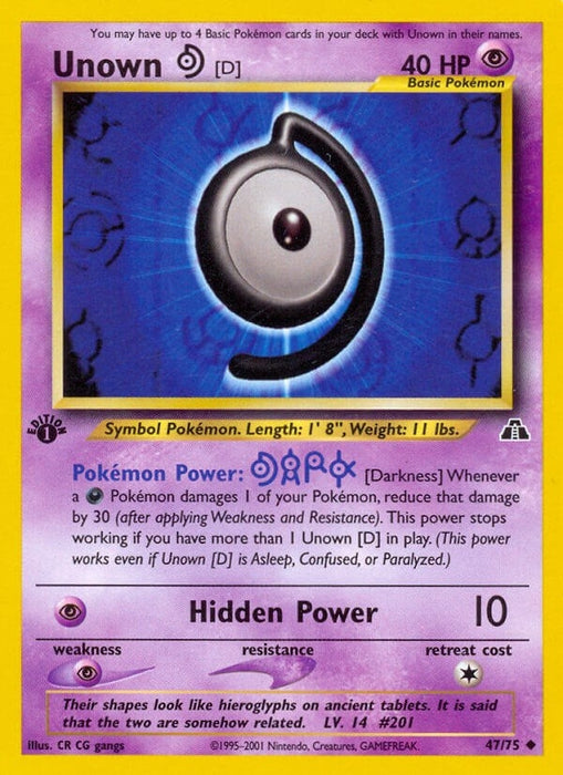 Unown [D] (47/75) (N2)