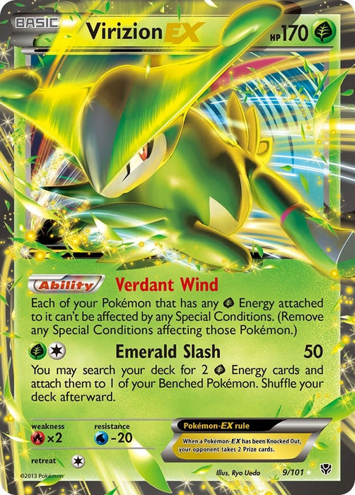 Virizion EX (9/101) (PLB)