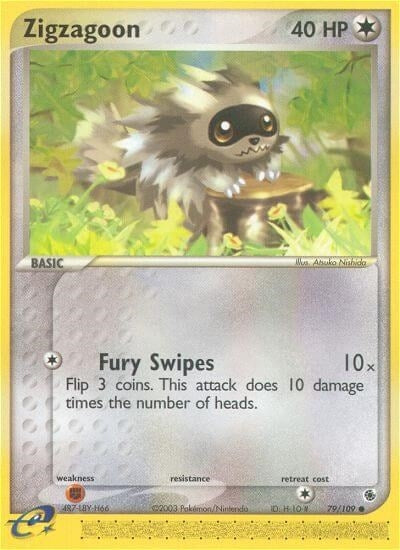 Image for Zigzagoon (79/109) (RS) - Pokemon