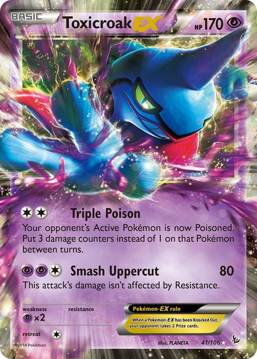 Toxicroak EX (41/106) (FLF)