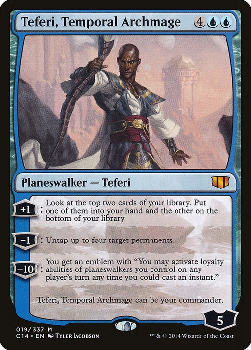 Image for Teferi, Temporal Archmage (19) (C14) - Magic: The Gathering