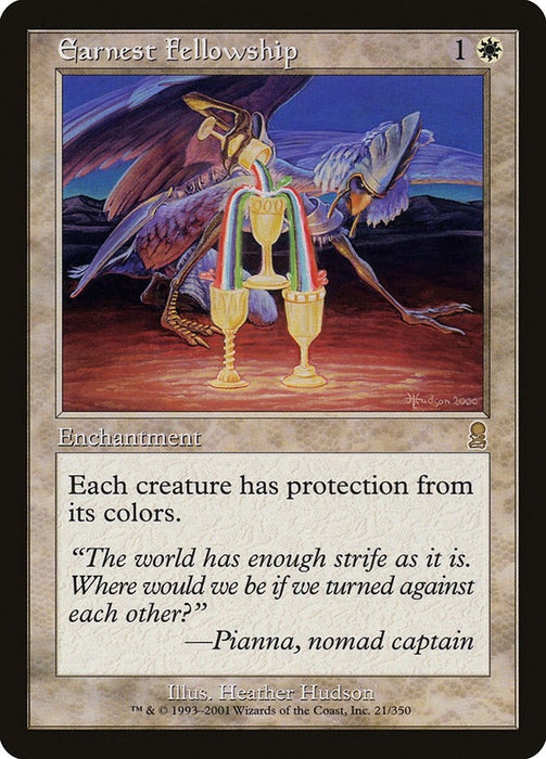 Image for Earnest Fellowship (21) (ODY) - Magic: The Gathering