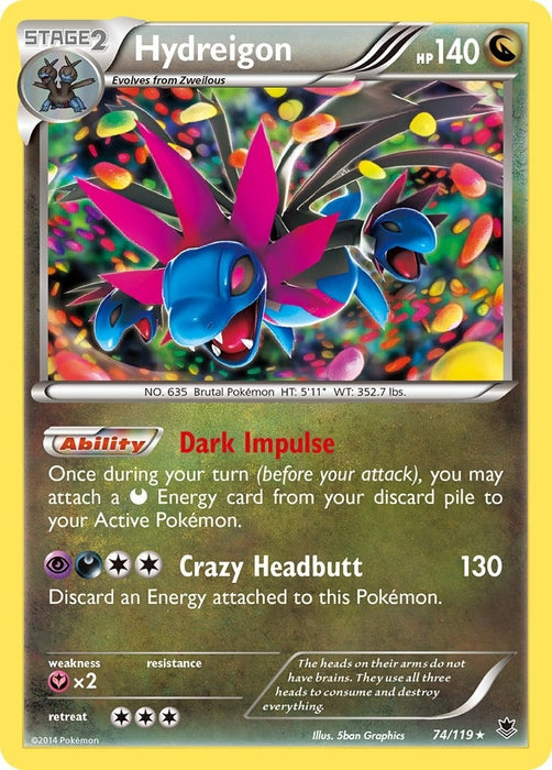 Hydreigon (74/119) (PHF)