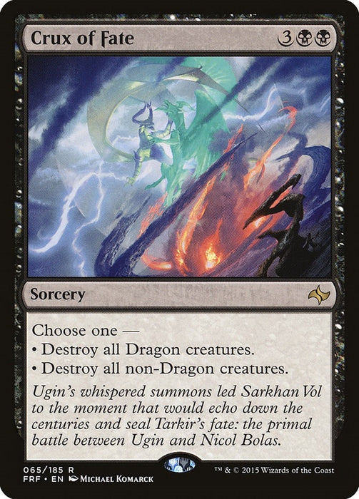Image for Crux of Fate (65) (FRF) - Magic: The Gathering