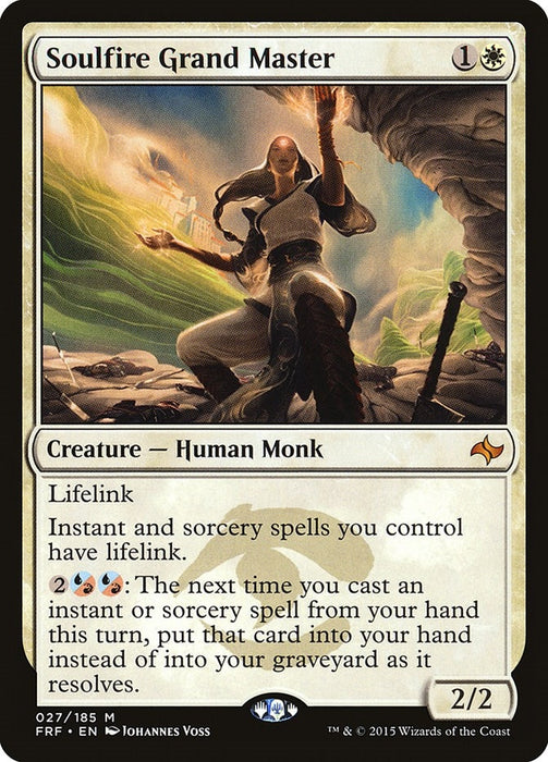 Image for Soulfire Grand Master (27) (FRF) - Magic: The Gathering