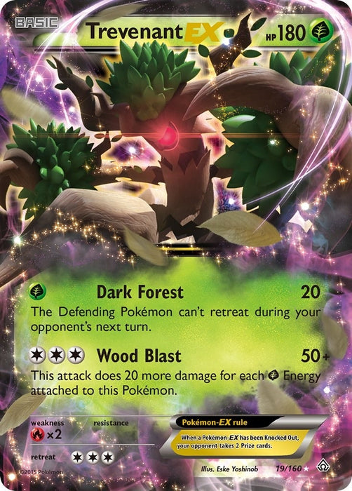 Trevenant EX (19/160) (PRC)
