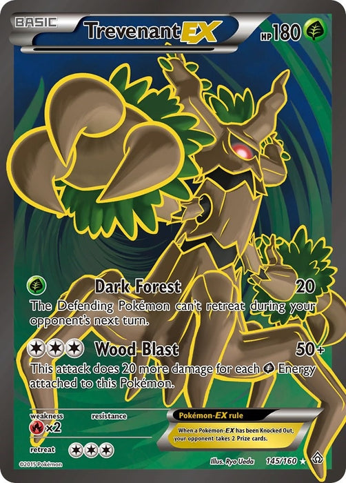 Trevenant EX (145 Full Art) (145/160) (PRC)