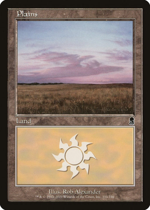 Image for Plains (334) (334) (ODY) - Magic: The Gathering