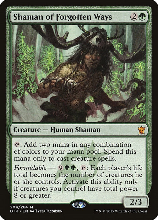 Image for Shaman of Forgotten Ways (204) (DTK) - Magic: The Gathering