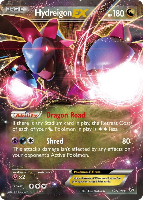 Hydreigon EX (62/108) (ROS)