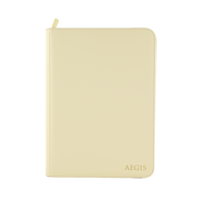 Aegis: 9-Pocket Diamond-Zip Binder (Spring Pastel - Primrose)