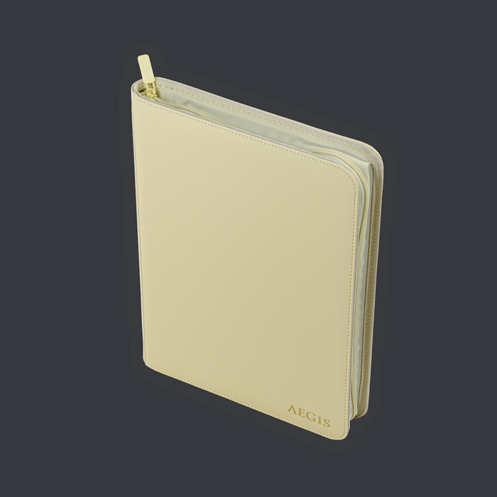 Aegis: 9-Pocket Diamond-Zip Binder (Spring Pastel - Primrose)