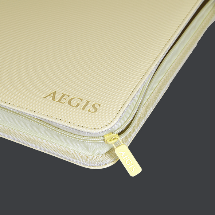Aegis: 9-Pocket Diamond-Zip Binder (Spring Pastel - Primrose)
