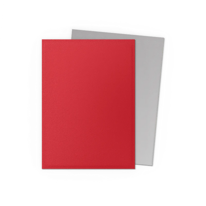Dragon Shield Deck Protector - Matte Dual Crimson & Silver