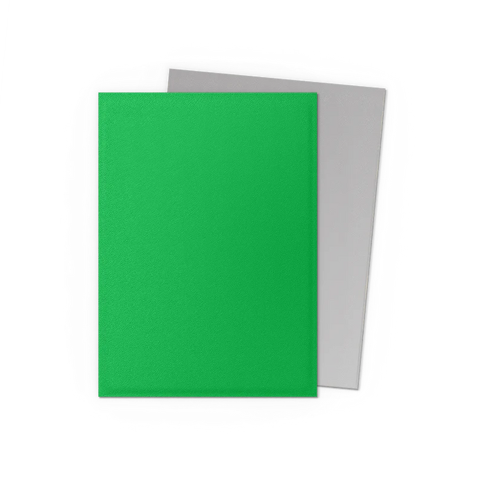 Dragon Shield Deck Protector - Matte Dual Apple Green & Silver