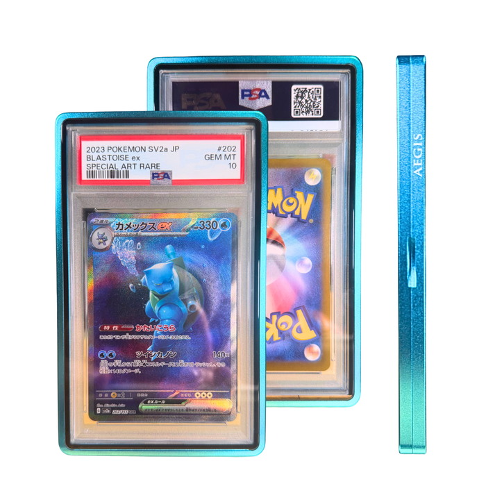 Aegis: Slab Shield - Aluminum Graded Card Holder PSA (Light Blue)