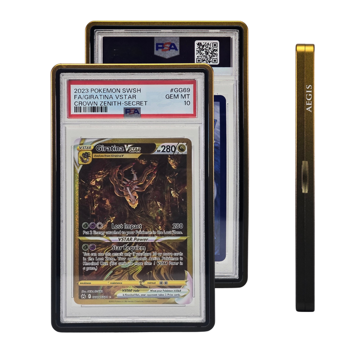 Aegis: Slab Shield - Aluminum Graded Card Holder PSA (Gradient Black-Gold)