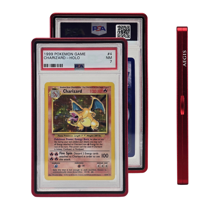 Aegis: Slab Shield - Aluminum Graded Card Holder PSA (Red)