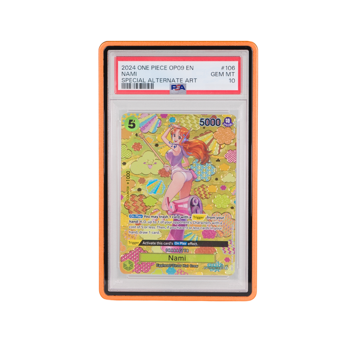 Aegis: Slab Shield - Aluminum Graded Card Holder PSA (Orange)