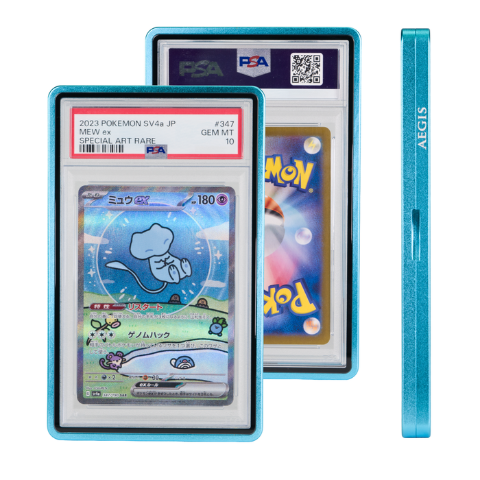 Aegis: Slab Shield - Aluminum Graded Card Holder PSA (Light Blue)
