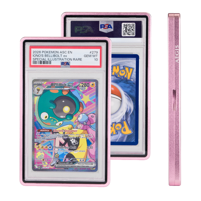 Aegis: Slab Shield - Aluminum Graded Card Holder PSA (Pink)
