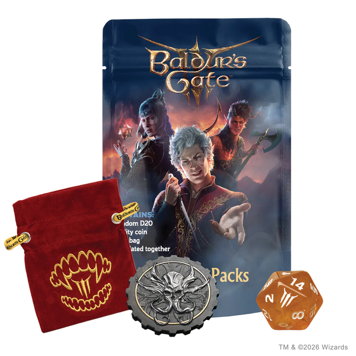Dungeons & Dragons: Baldur's Gate 3 - Treasure Pack Dice Set