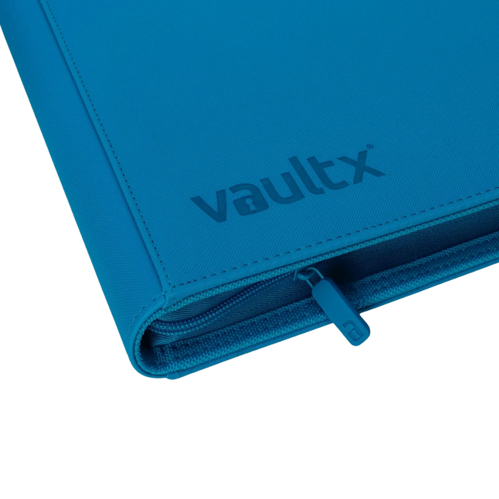 Vault X: 12-Pocket Zip Binder (Neon Blue)