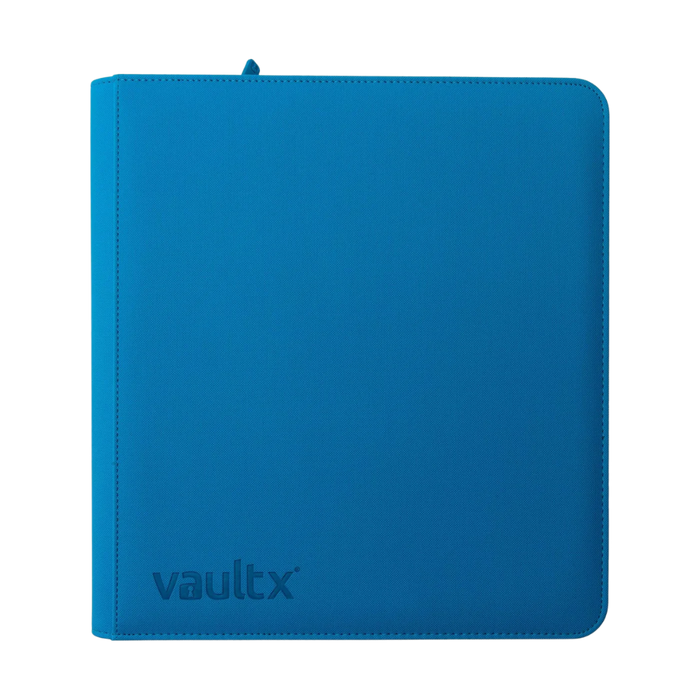 Vault X: 12-Pocket Zip Binder (Neon Blue)
