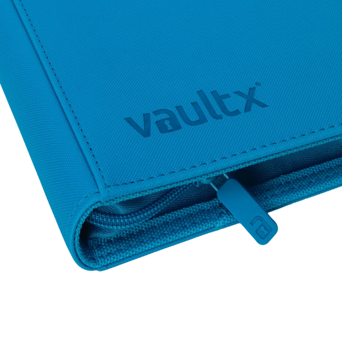 Vault X: 4-Pocket Zip Binder (Neon Blue)
