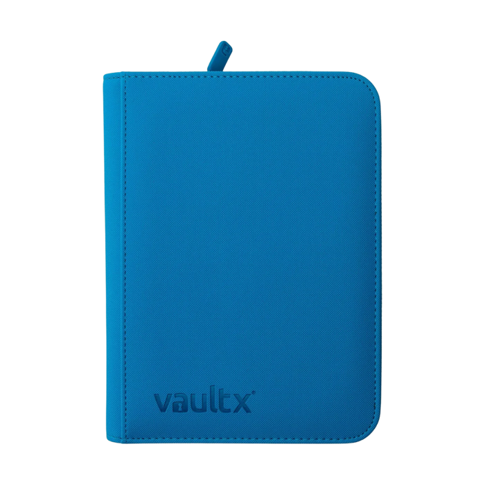 Vault X: 4-Pocket Zip Binder (Neon Blue)