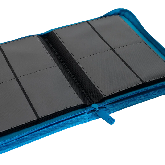 Vault X: 4-Pocket Zip Binder (Neon Blue)