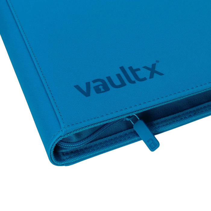Vault X: 9-Pocket Zip Binder (Neon Blue)