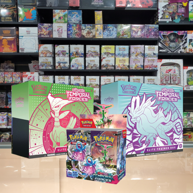 Pokémon TCG: Scarlet & Violet: Temporal Forces - Booster Box / Elite Trainer Box Bundle (3/18)