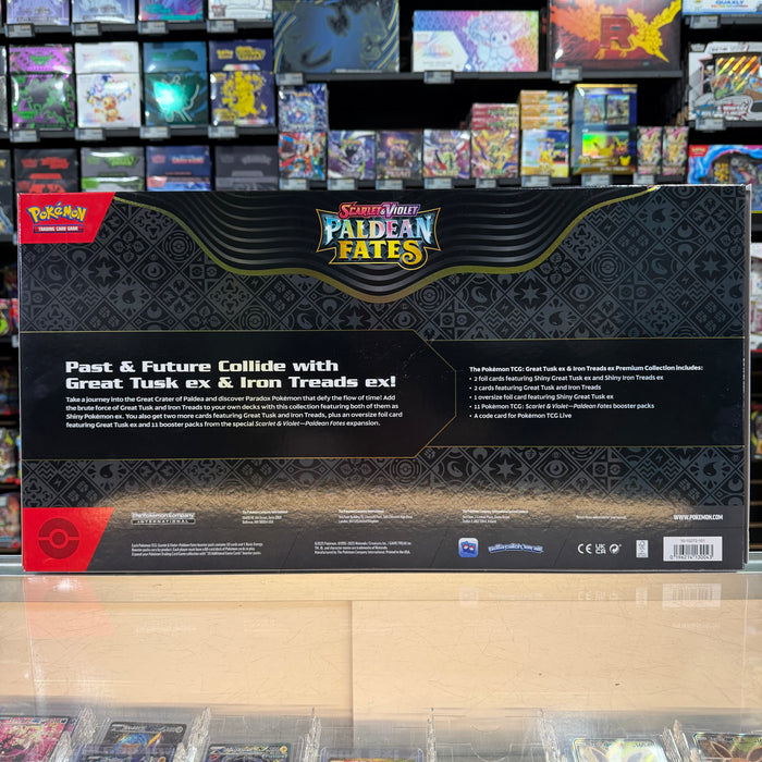 Pokémon TCG: Scarlet & Violet: Paldean Fates - Premium Collection (Great Tusk ex & Iron Treads ex)